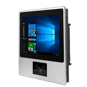 All-In-One Pc Touchscreen Hotel Supermarkt Buiten Fastfood Bestellen Self Service Betaal Ticket Check In Kiosk Stand Machine