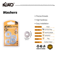 Flat Metal Washers Reliable Hardware Fastener Parts for Home Repair Furniture Assembly Washers 12*1MM 60G