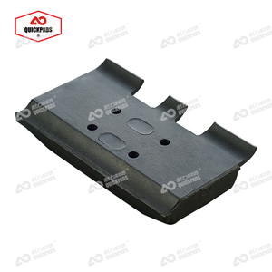 Hoge Slijtvastheid Rubber <span class=keywords><strong>Track</strong></span> Pads Ketting Stalen Spoor Ketting Voor Asfalt Straatstenen Voor Abg225.abg325 Bouwmachines Onderdelen - Product Image 1