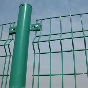 Il metallo d'acciaio galvanizzato di buona qualità personalizza il pannello rivestito del PVC 3d che piega la recinzione curva del giardino