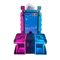 Machine d'arcade à monnayeur simulateur de jeux de basket-ball de rue et de boxe en métal et plastique, version anglaise