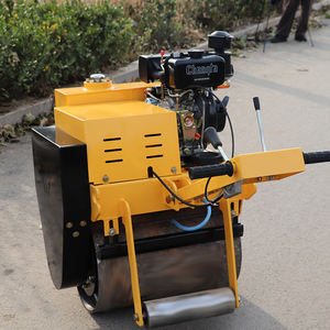 Tek çift davul ile yol silindiri arkasında yürümek 0.8 ton 2 ton yüksek kalite dizel motor mini yol silindiri debriyaj plakası - Product Image 3