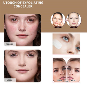 Fond de teint liquide bio 4-en-1 éclaircissant SPF 50, fini mat, contrôle du sébum, protection solaire – Meilleure vente - Product Image 4