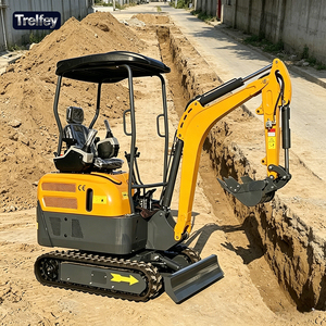 <span class=keywords><strong>Mini</strong></span>-excavatrice de 2 tonnes, <span class=keywords><strong>mini</strong></span>-pelle sur chenilles, pelleuse CE EPA Euro 5, pour aménagement de parterres de fleurs, machine à labourer les jardins potagers, outil agricole - Product Image 1