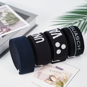 Cinta de Tela Jacquard con Logotipo Personalizado para Accesorios de Ropa, Cinta Elástica y No Elástica para Cintura, para Prendas y Bolsos - Product Image 4