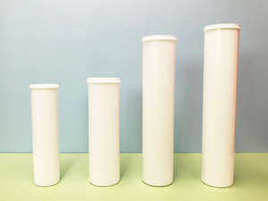 Tabung Plastik <span class=keywords><strong>PP</strong></span> Silinder Bulat untuk Obat, Dapat Dicetak Panas, Agen Pengering <span class=keywords><strong>Vitamin</strong></span> C yang Larut, Tutup untuk Tablet Efervecent - Product Image 2