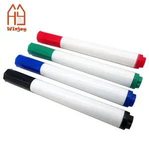 assorties couleur crayon marqueur Suppliers-Stylo marqueur en acrylique Non toxique, marqueur à pointe de puces, couleurs assorties pour école et bureau, Promotion, blanc