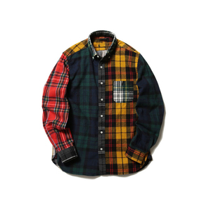2021 all'ingrosso della camicia di flanella Casual da uomo stile stile 5 colori camicia alla moda taglie forti per adulti camicia da uomo - Product Image 1