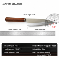Couteau à sashimi japonais en acier inoxydable en gros, couteau de chef multi-usage pour la cuisine domestique, pour trancher la viande et les légumes
