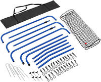 Filet de rebond de football en acier multi-angles, étanche, réglable et facile à installer pour l'entraînement sportif en extérieur