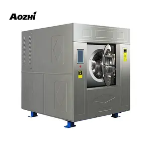 AOZHI 50kg équipement de lavage commercial laveuse industrielle extracteur utilisé pour la blanchisserie