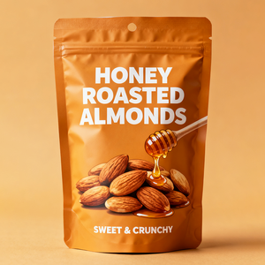 Bolsa Laminada Impresa Personalizada con Cierre Ziplock, Alta Barrera y Estructura Duradera para Envasado de <span class=keywords><strong>Almendras</strong></span> <span class=keywords><strong>Tostadas</strong></span> - Product Image 1