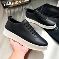 Zapatillas Deportivas de Malla con Caña Alta para Hombre, Recién Llegadas, Parte Superior de Cuero Artificial, Cierre con Cordones, Suaves y Cómodas para Todas las Temporadas