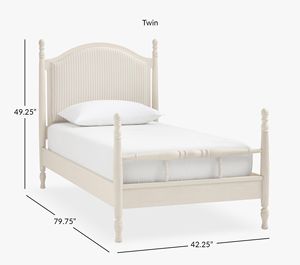 <span class=keywords><strong>Letto</strong></span> a baldacchino vintage francese bianco, <span class=keywords><strong>letto</strong></span> matrimoniale in legno massello con tessuto floreale rosa chiaro crema <span class=keywords><strong>per</strong></span> cameretta da ragazza - Product Image 2