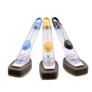 Offre Spéciale nouveau produit cuisine <span class=keywords><strong>vaisselle</strong></span> brosse outil <span class=keywords><strong>vaisselle</strong></span> baguette plastique décontamination éponge brosses de nettoyage - Product Image 1