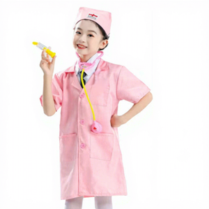 Costume de cosplay confortable de médecin et d'infirmière pour enfants, idéal pour la Journée des Métiers, les spectacles sur scène et les jeux scolaires - Product Image 2