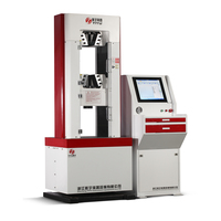 Máquina de Ensayo Universal de Materiales de 600KN, para Acero Grueso, con Pantalla de Software para PC, Probador Electrohidráulico Servocontrolado