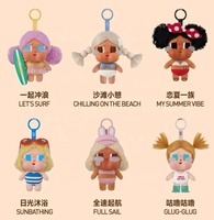 Authentique POP MART CRYBABY Mode vacances sur la série Vinyl Plush Pendant Gift Blind Box