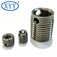 307/308 Three Hole TC4Titanium Alloy Self Tapping Insert Fittings Deep Water Anti Rust Titanium Alloy Self Tapping Insert Thread