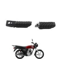 Ensemble repose-pieds avant d'origine authentique et support, levier de repose-pieds arrière et couvercle en caoutchouc pour moto Haojue XPRESS