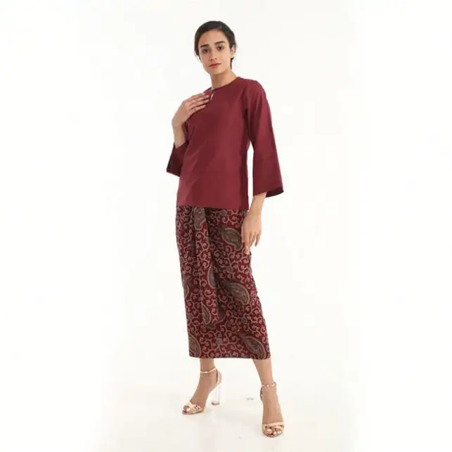 Southeast Asia Malaysia Modest Budak Batik Baju Raya Baju Kurung