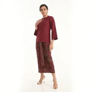 SIPO güneydoğu asya malezya mütevazı Budak Batik Baju Raya Baju Kurung