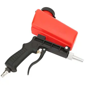 Pulverizador de mão para remoção de ferrugem, pistola pneumática portátil para remoção de ferrugem e óleo, pistola de jato de areia
