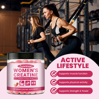 Fibres alimentaires 5000mg, créatine monohydrate pour femmes, supplément nutritionnel sportif en gommes, BCAA, collagène, gommes à la créatine pour femmes