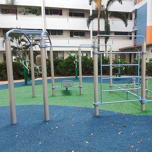 Barres parallèles en acier extérieur pour l'équipement d'entraînement et <span class=keywords><strong>de</strong></span> gymnastique <span class=keywords><strong>de</strong></span> rue <span class=keywords><strong>de</strong></span> parc - Product Image 6