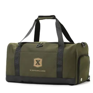 Классическая нейлоновая спортивная сумка из Оксфордской ткани большого размера с логотипом, водонепроницаемая сумка для занятий йогой и фитнесом, Портативная сумка для хранения, фитнеса