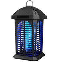 Lampe anti-moustiques portable 20W UV électrique Fly Zapper avec répulsif antiparasitaire étanche prise britannique