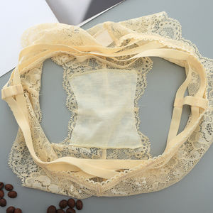 Dames Slipje Sexy Holle Rose Jacquard Slips Transparante Verleiding Gekruist Dunne Riem Damesondergoed - Product Image 5