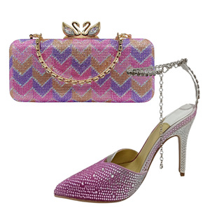 <span class=keywords><strong>Borse</strong></span> da Sera Eleganti Jialing con Strass, Scarpe con Tacco Alto di Alta Qualità per Donne, Stile Fatato e Diamantato - Product Image 1