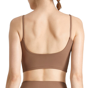 Donne ragazze Beauty U Back Stretch Soft Active Workout canotte imbottite ad asciugatura rapida - Product Image 2