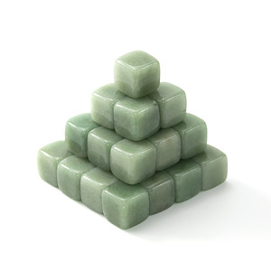 Piedras verdes de <span class=keywords><strong>Aventurina</strong></span> Whisky Cubo de hielo <span class=keywords><strong>Piedra</strong></span> natural para whisky <span class=keywords><strong>Piedra</strong></span> preciosa <span class=keywords><strong>Piedra</strong></span> para cubitos de hielo - Product Image 1