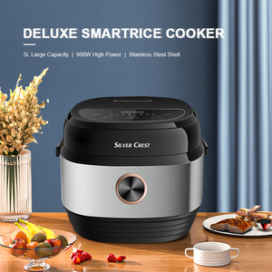 En Stock 5L Acier Inoxydable Grande Capacité Cuiseur à Riz Commercial Électrique Multifonction Antiadhésif <span class=keywords><strong>Silver</strong></span> <span class=keywords><strong>Crest</strong></span> - Product Image 2
