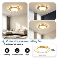 Plafonnier LED en fer minimaliste nordique moderne 220V AC avec télécommande IP44 pour chambre à coucher, salon, décoration intérieure