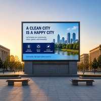 Premium IP65 Ön Arka Erişimli Döküm Novastar 3840Hz Etkinlik Merkezi Stadyumu İçin En Uygun Fiyatlı Dış Mekan LED Billboard