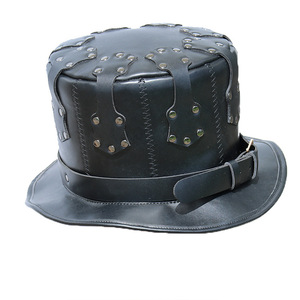 Masque de docteur de la peste à bec d'oiseau avec chapeau et gilet, taille unique, noir, accessoire de cosplay - Product Image 5