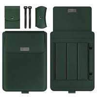 Sacoche pour ordinateur portable, étui de protection antichoc pour ordinateur portable avec accessoire de poche, mallette de transport pour ordinateur portable HP Dell