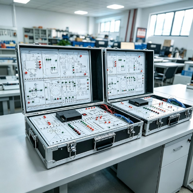 PLC Training Kit with Siemens S7-200 SMART Programmable Logic Controller Experiment Box with Industrial Application