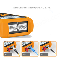 Caili Nouveau Testeur de Puissance Optique Stylo Lumineux Rouge Orange 4-en-1 Haute Précision Mini Testeur de Fibre Optique FTTH 5km/15km