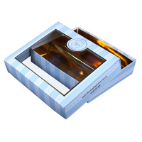 Mini boîte de chocolat à impression personnalisée de Dubaï avec fenêtre transparente et emballage de séparation Boîte de chocolat