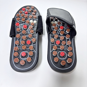 Chaussons de massage en gros d'usine, pantoufles d'acupression, pantoufles de massage des pieds, masseur de points d'acupuncture et de moxibustion pour les pieds - Product Image 1