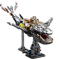 Nuevo Kit de Construcción de Ballena Mecánica DIY - Modelo de Animal con Articulaciones Móviles RC, Juguete Educativo STEM, Regalo para Niños y Coleccionistas