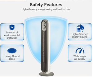 <span class=keywords><strong>Ventilateur</strong></span> sur pied de 31 pouces avec interrupteur mécanique, circulation d'air frais pour la maison, le camping-car et le <span class=keywords><strong>bureau</strong></span> - Product Image 6