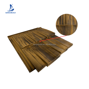 Vật liệu xây dựng nhựa polyester lợp ngói cadar hình dạng easty để cài đặt 70 năm bảo hành hạt gỗ gạch - Product Image 4