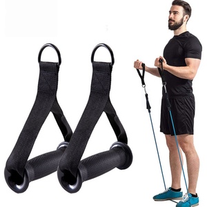 Accessoires d'équipement de fitness : Poignée tendeur, <span class=keywords><strong>pince</strong></span> de porte, corde de résistance élastique pour la maison, idéale pour le fitness et la <span class=keywords><strong>musculation</strong></span> - Product Image 1