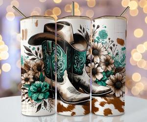 Stivali da Cowgirl in stile rustico stile Country Girl <span class=keywords><strong>Western</strong></span> yeehaw con sublimazione personalizzata 20 once bicchiere aderente a prova di perdite in acciaio sottovuoto - Product Image 4