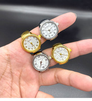 HOVANCI Vente en gros Montre-bague pour homme en quartz plaqué or Bijoux unisexe Bracelet cool pour garçon Montre intelligente